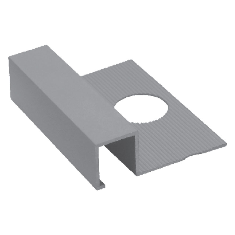 Profilo jolly per piastrelle bordi quadri mm 10 h.cm 250 lucido Senza marca