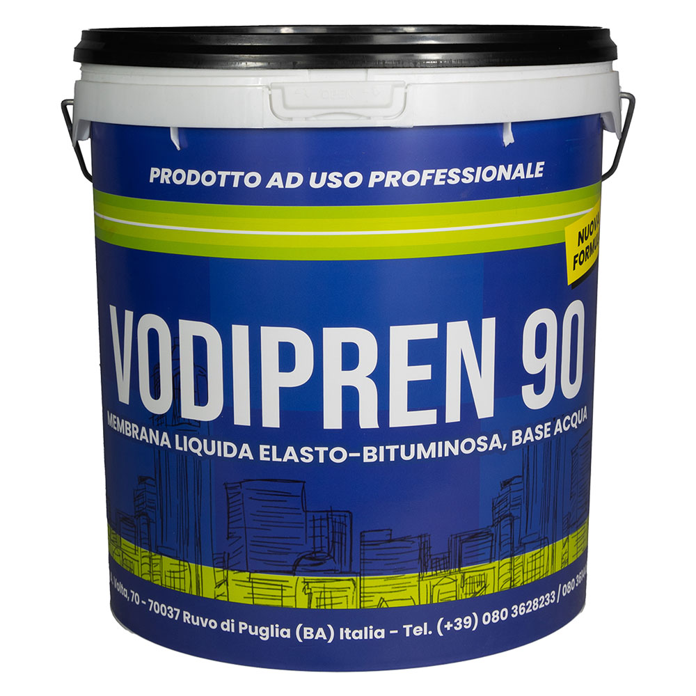 Guaina bituminosa liquida ‘vodipren 90’ kg. 1 – nera Vodichem