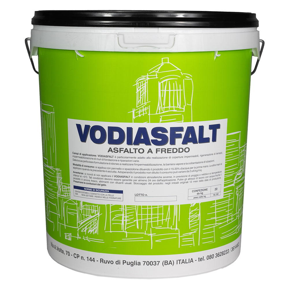 Asfalto a freddo ‘vodiasfalt’ kg. 1 Vodichem