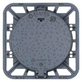 Chiusino in ghisa classe d400 ecoper q - 85 x 85 - botola 65 cm / kg 60,5 Montini