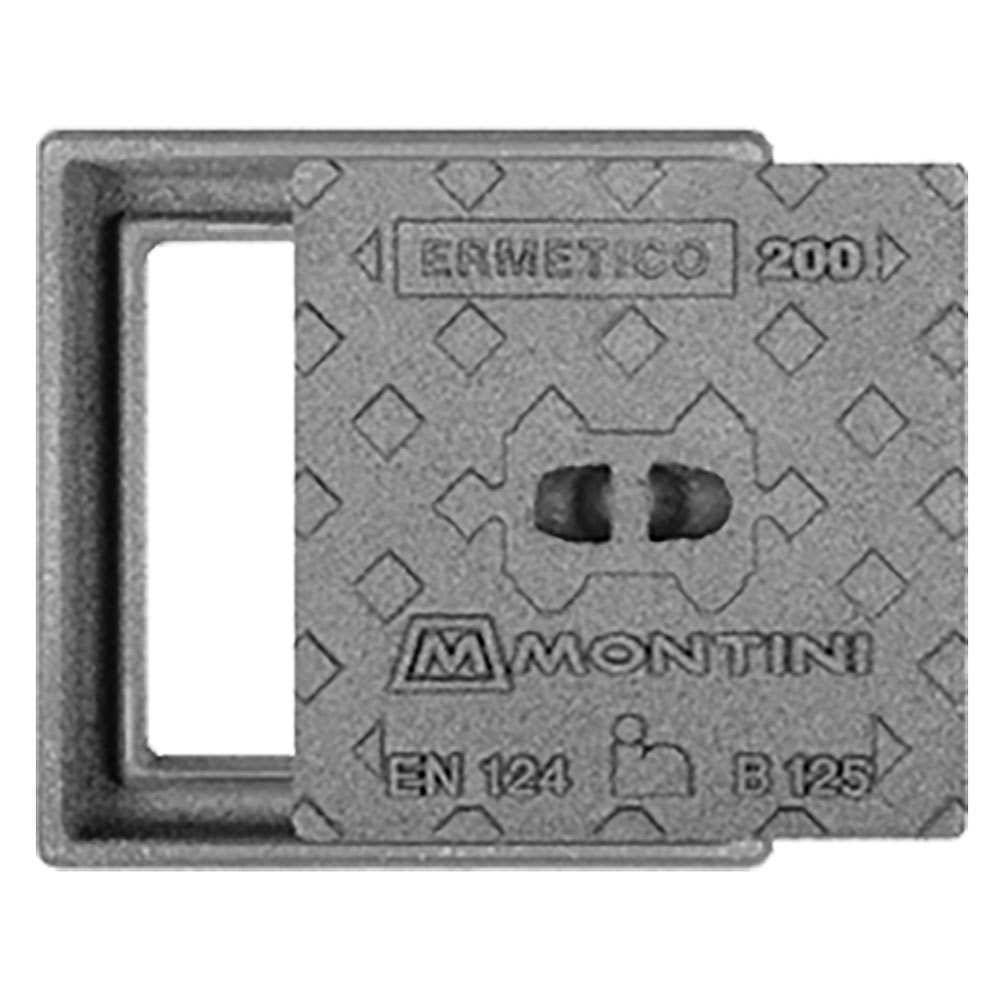 Chiusino in ghisa b125 ermetico – cm 20 x 20 – kg  5 Montini
