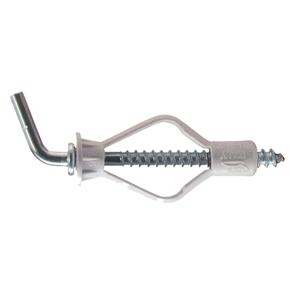 Tassello lastro nylon ln4-40/1  mm 8 x  40 – gancio corto G&b