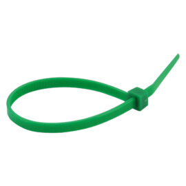 Fascetta a strappo per cablaggio mm 2,5 x  100 pz 100 - verde Made in italy