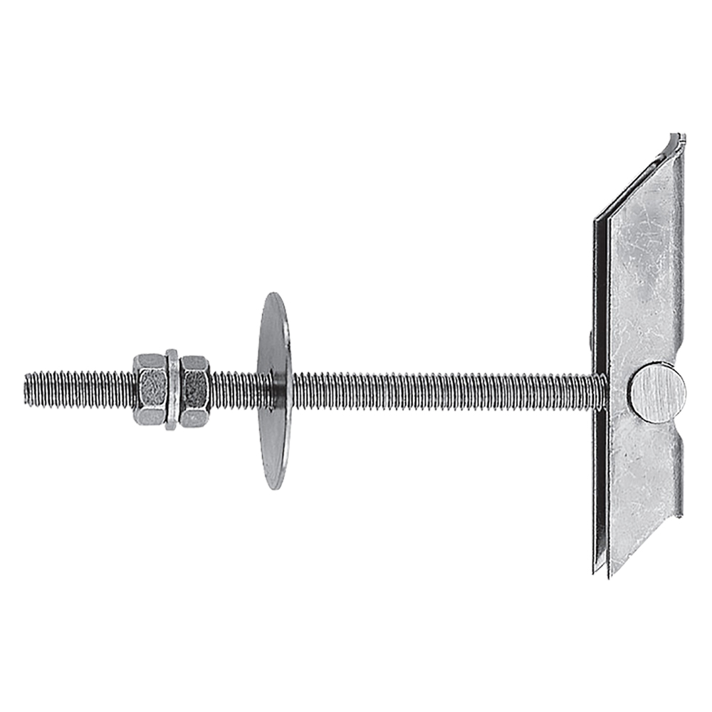 Ancora a soffitto acciaio con barra e doppio dado kd 6  m6 x 100 mm Fischer