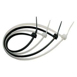 Fascetta a strappo per cablaggio mm 2,5 x 140 - nera (100 pezzi) Proxe