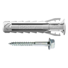 Tassello nylon con vite 'sx plus-bm' Ø  10 x 50 - vite 7 x 60 mm Fischer