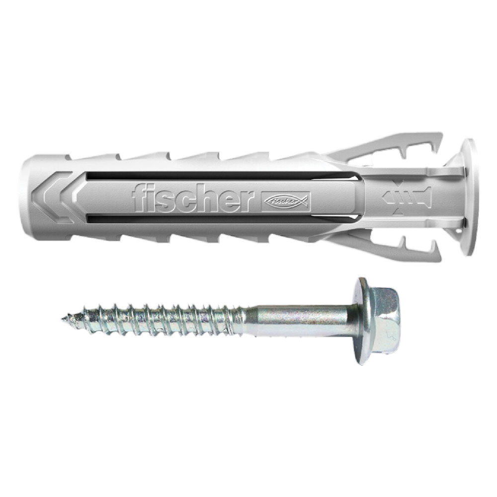 Tassello nylon con vite ‘sx plus-bm’ Ø  10 x 50 – vite 7 x 60 mm Fischer