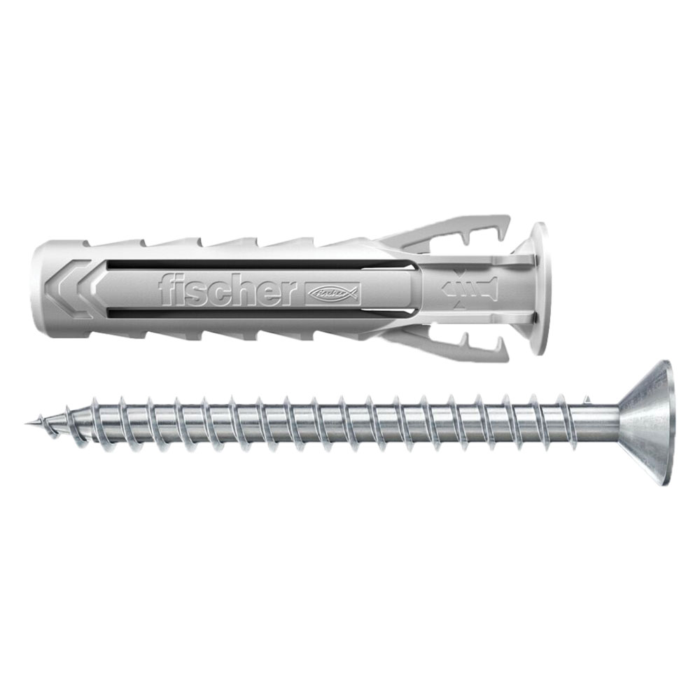 Tassello nylon con vite ‘sx plus -s’ Ø  5 x 25 – vite 4 x 30 mm Fischer