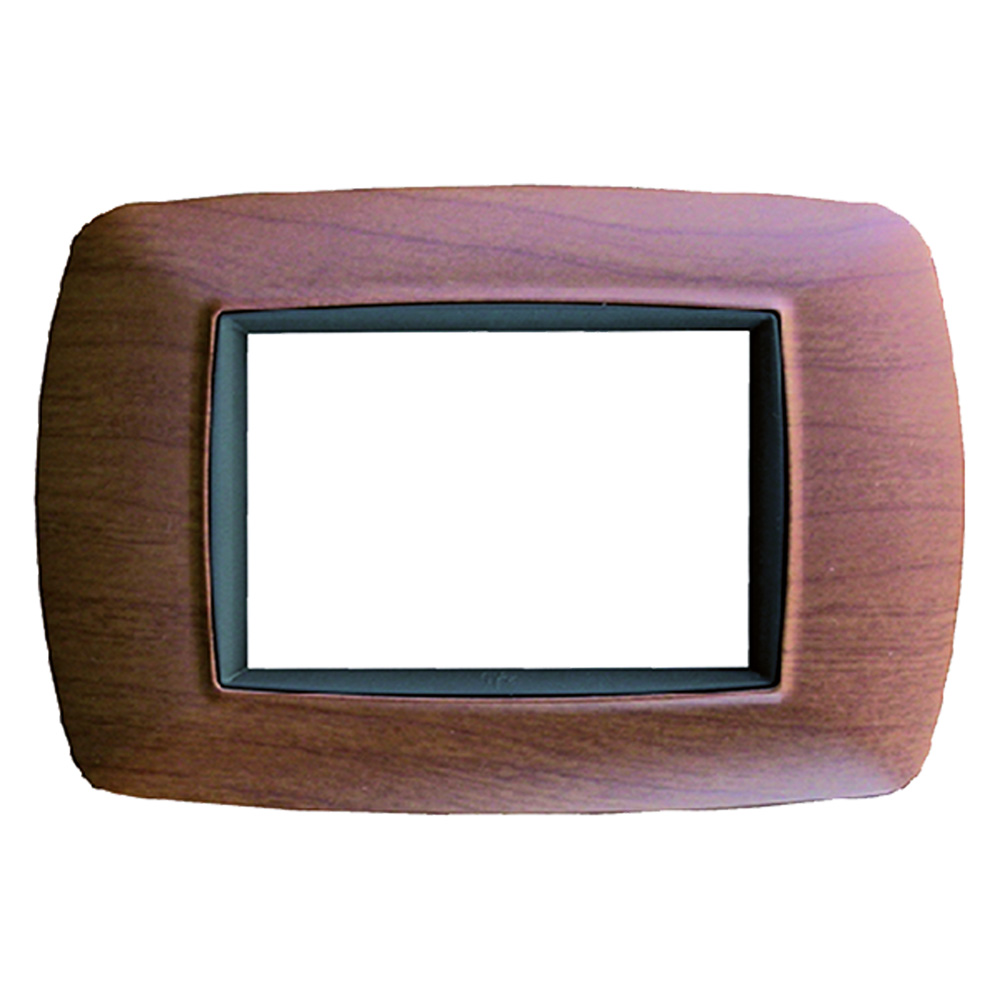 Placca effetto legno chiaro ‘life’ 4 posti – 2984/lc Feb