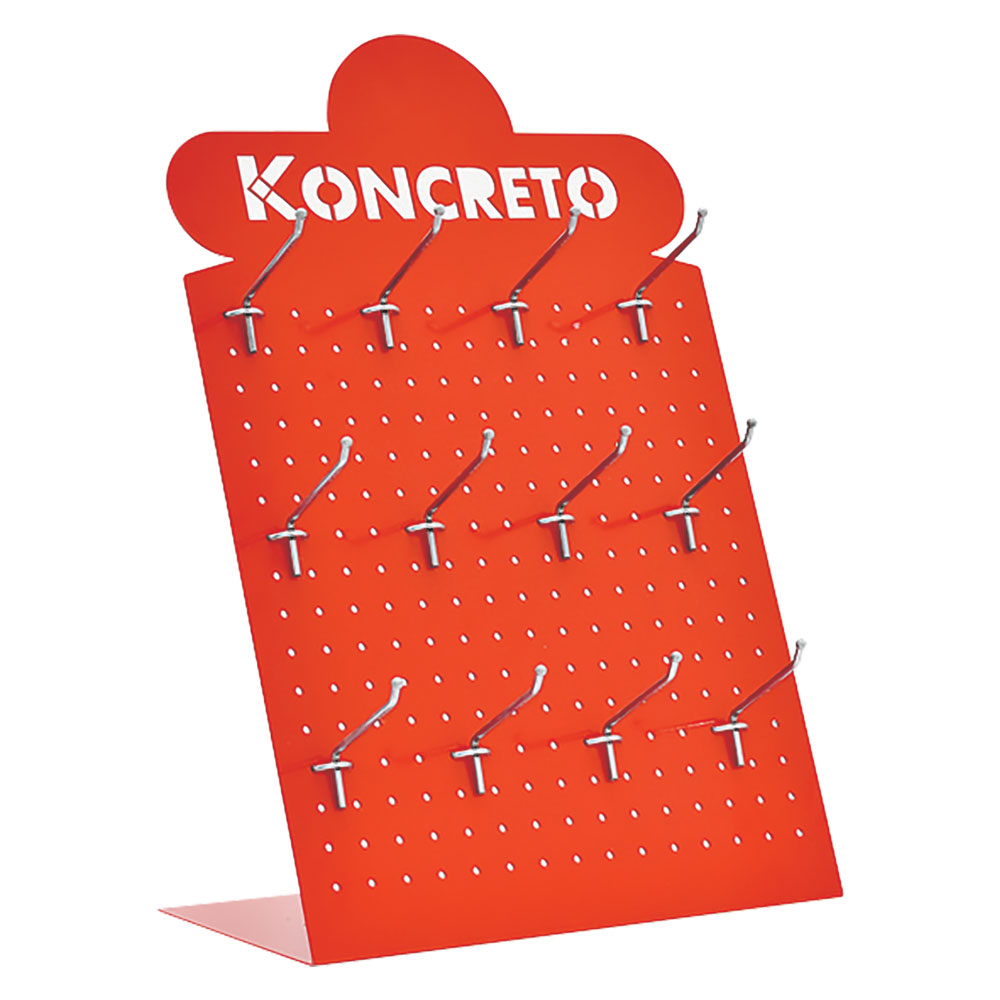 Espositore da banco ‘koncreto’ cm. 40 x 22 x h.60 Blister koncreto