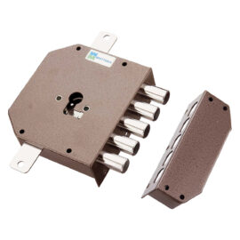 Serratura da applicare triplice per cilindro europeo art.620 dx   e 63 - mm 132 x  146 Mottura