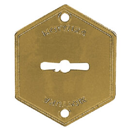 Mostrina esterna art.95223 finitura ottonata Mottura