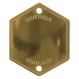 Mostrina copriforo art.95146 finitura ottonata Mottura