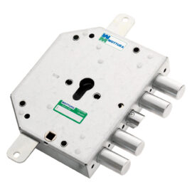 Serratura da applicare triplice per porte blindate art. 89c.855 sx e 60 - mm 132 x 165 Mottura
