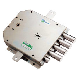 Serratura da applicare triplice per porte blindate art. 555 sx   e 63 - mm 182 x  146 Mottura