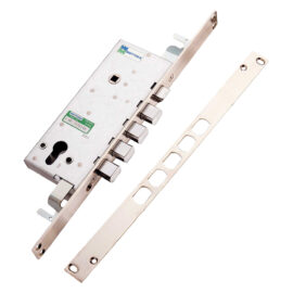 Serratura da infilare triplice per porte blindate art. 85.140 dx e 49 - scatola mm 193 x 78 Mottura