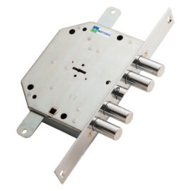 Serratura da infilare triplice per porte blindate art. 89c.751 sx e 60 - mm 132 x 165 Mottura