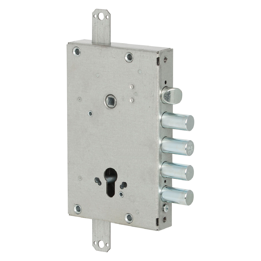 Serratura da applicare triplice per porte blindate art. 56415 e 64 – 2 mandate / 4 catenacci Cisa