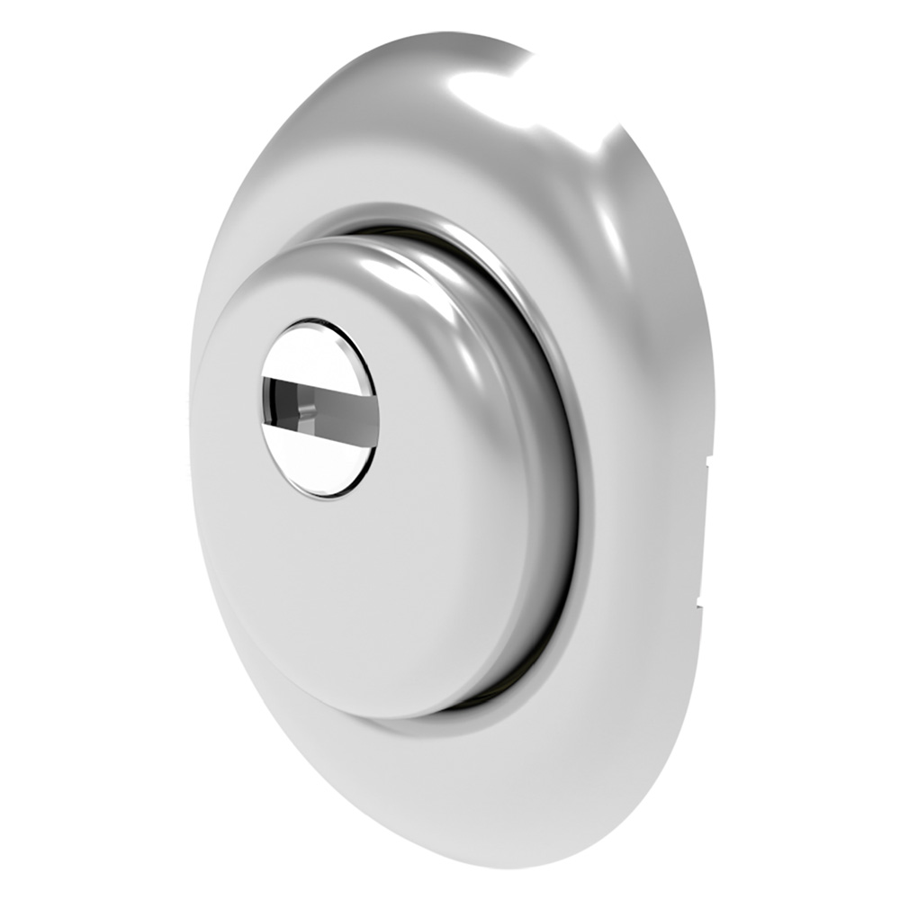 Defender antitrapano per serrature Ø mm. 50 – finitura cromo satinato Mottura