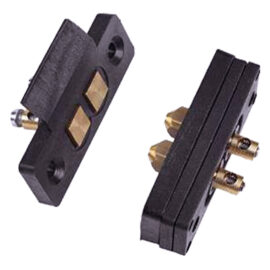 Coppia contatti elettrici spessore mm.3 Corni