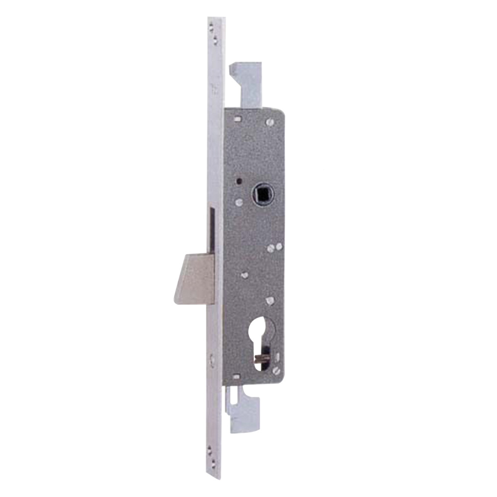 Serratura da infilare per persiane art.783.38 e25  con catenaccio – front. mm 24 Iseo