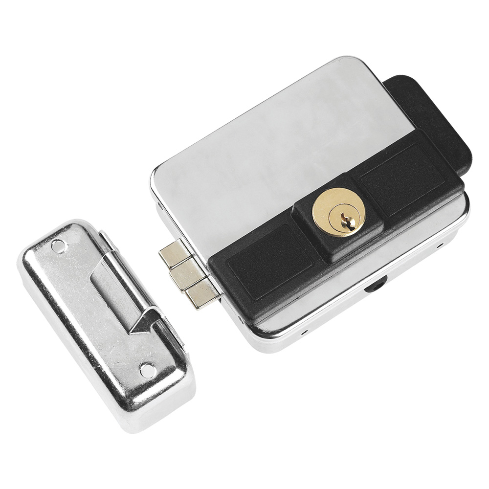 Serratura elettrica da applicare per cancelli ‘multipla’ e 50 > 70 cilindro fisso – zincata Corni