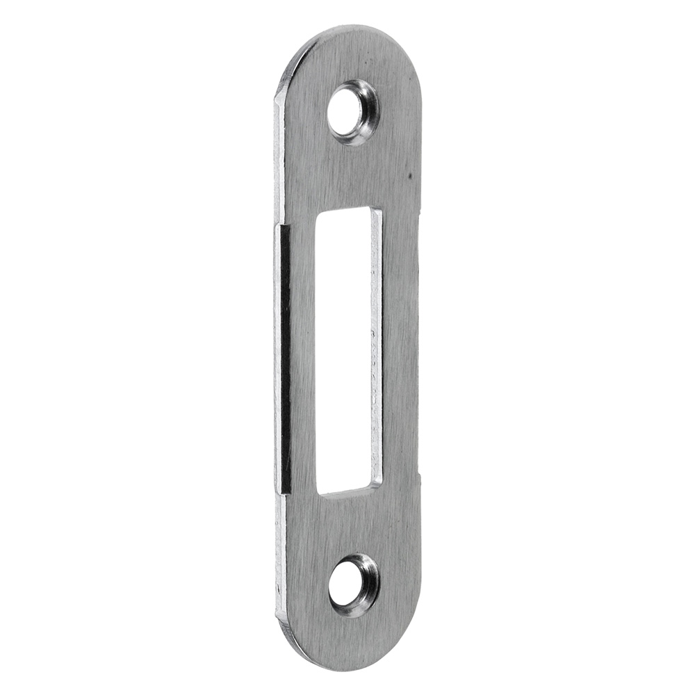 Contropiastra per serratura ‘patent centro’ b.t. cromo opaco – interasse 90 mm Bonaiti