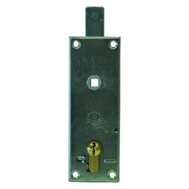 Serratura per porta basculante art. b561 cilindro sagomato Prefer