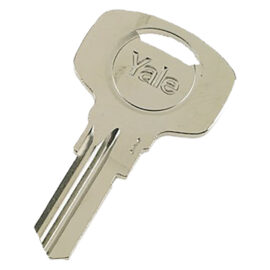 Chiave ottone nichelato lunghezza 23,65 mm - 4 perni Yale