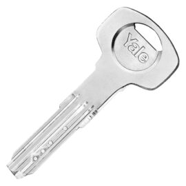 Chiave ottone nichelato 6 perni Yale