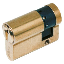 Cilindro sagomato monoprofilo 'f5' mm 25+10+5 = 40 ottonato (30+10) Iseo