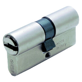 Cilindro sagomato 'r6' mm 30+10+30 = 70 nichelato (35+35) Iseo