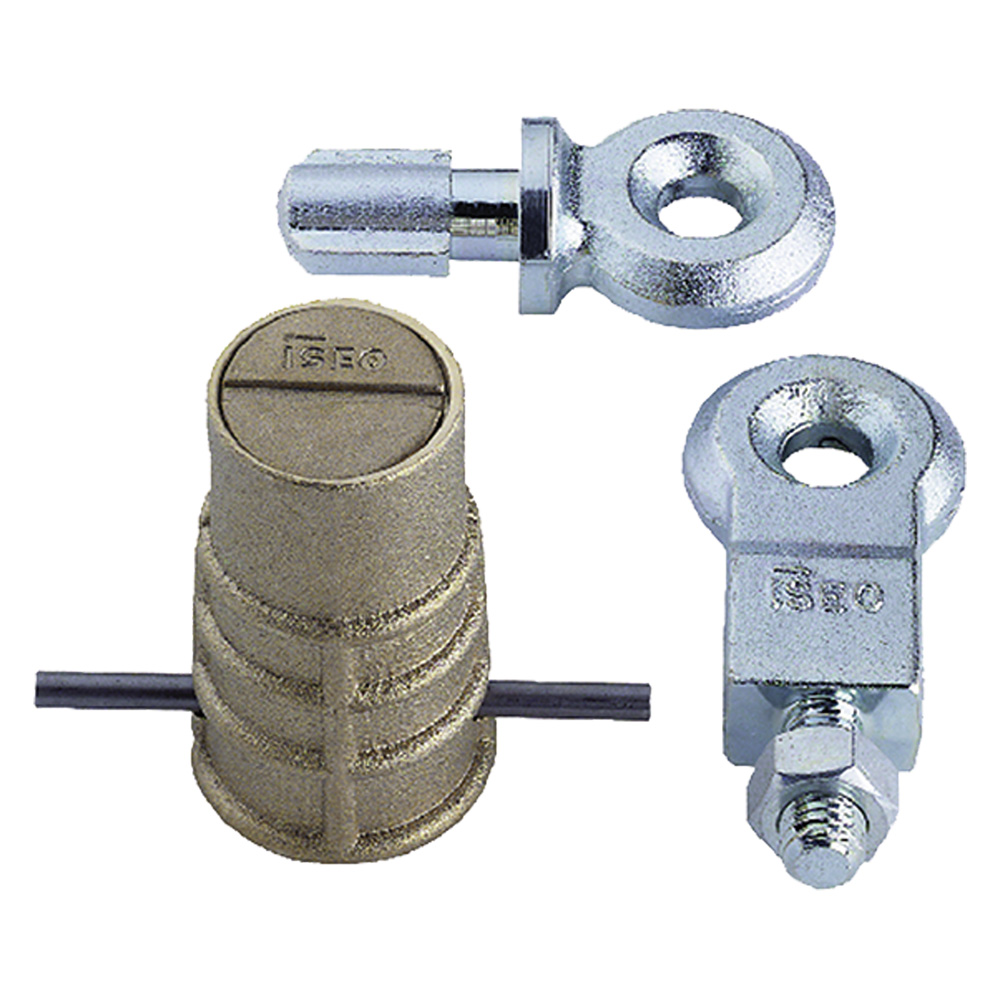 Gruppo occhioli a pavimento per serranda Iseo