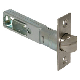 Scrocco tubolare per serratura premi/apri 'nova' e 60 mm - frontale ottone nichel. Meroni