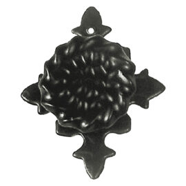 Pomolo con piastra mm 25 Senza marca