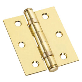 Cerniera con cuscinetti ottonata mm 100 x  90 - sp.3 Senza marca