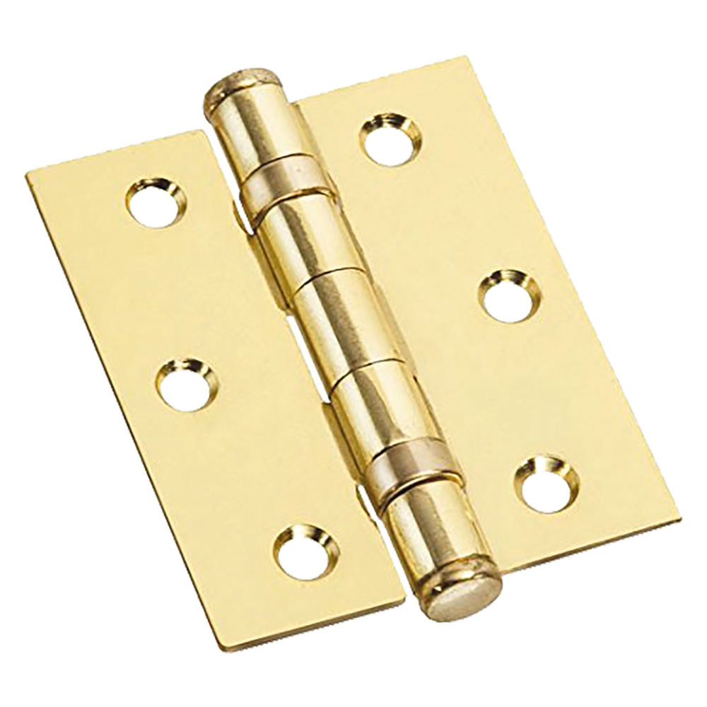 Cerniera con cuscinetti ottonata mm  75 x  65 – sp.2 Senza marca