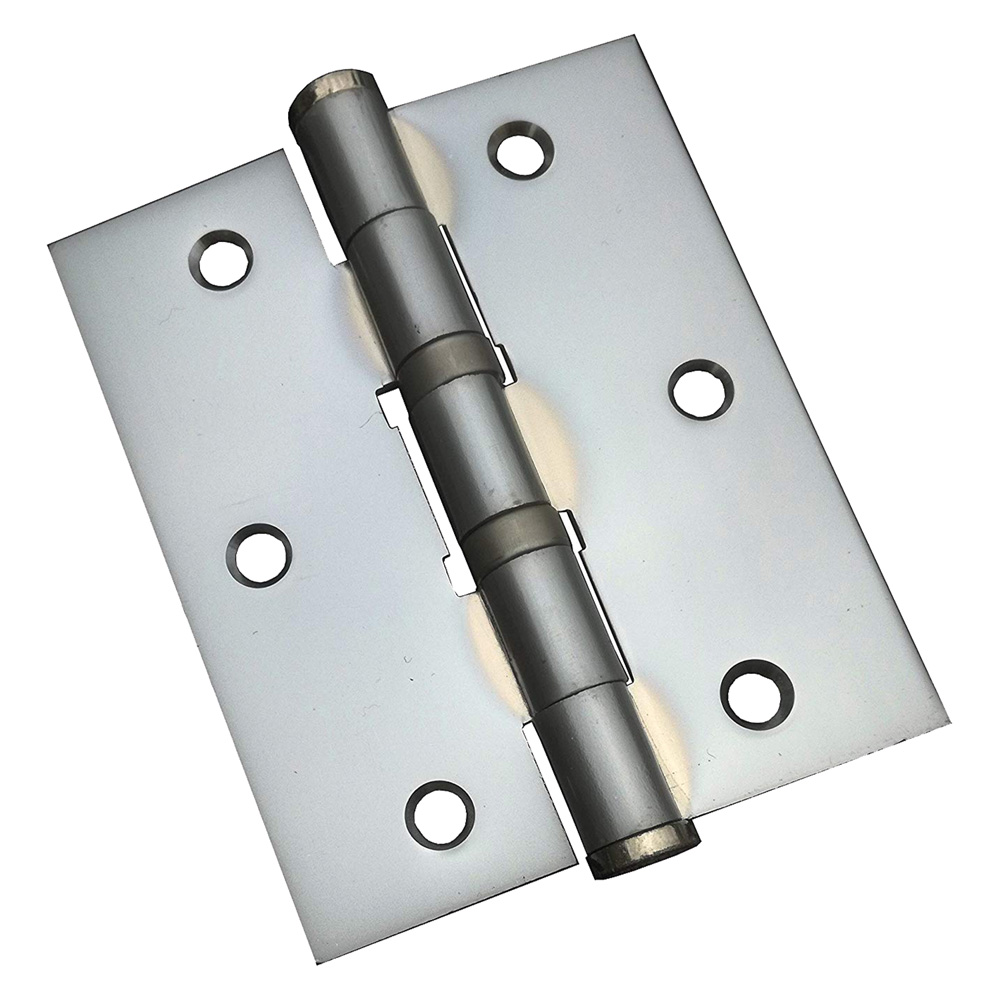 Cerniera con cuscinetti cromo satinato mm  75 x  65 – sp.2 Senza marca