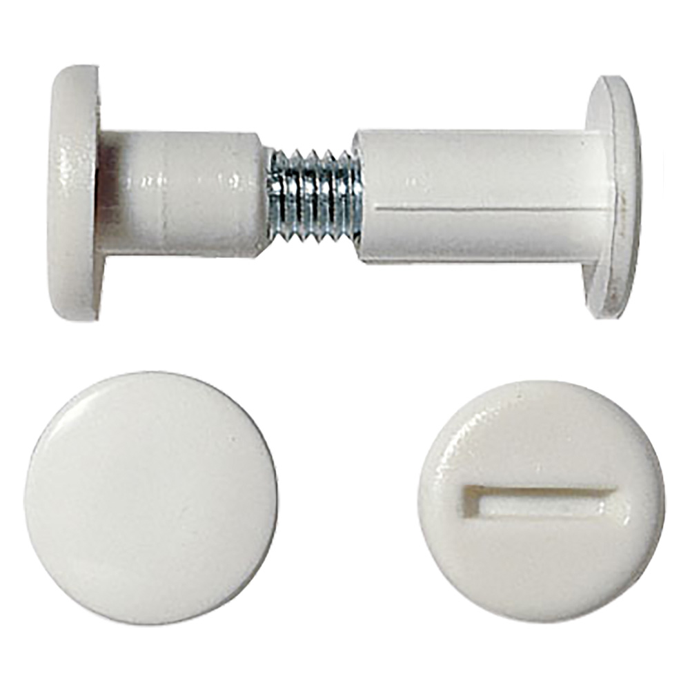 Giunzione per mobili mm 30÷40  – col. bianco Senza marca