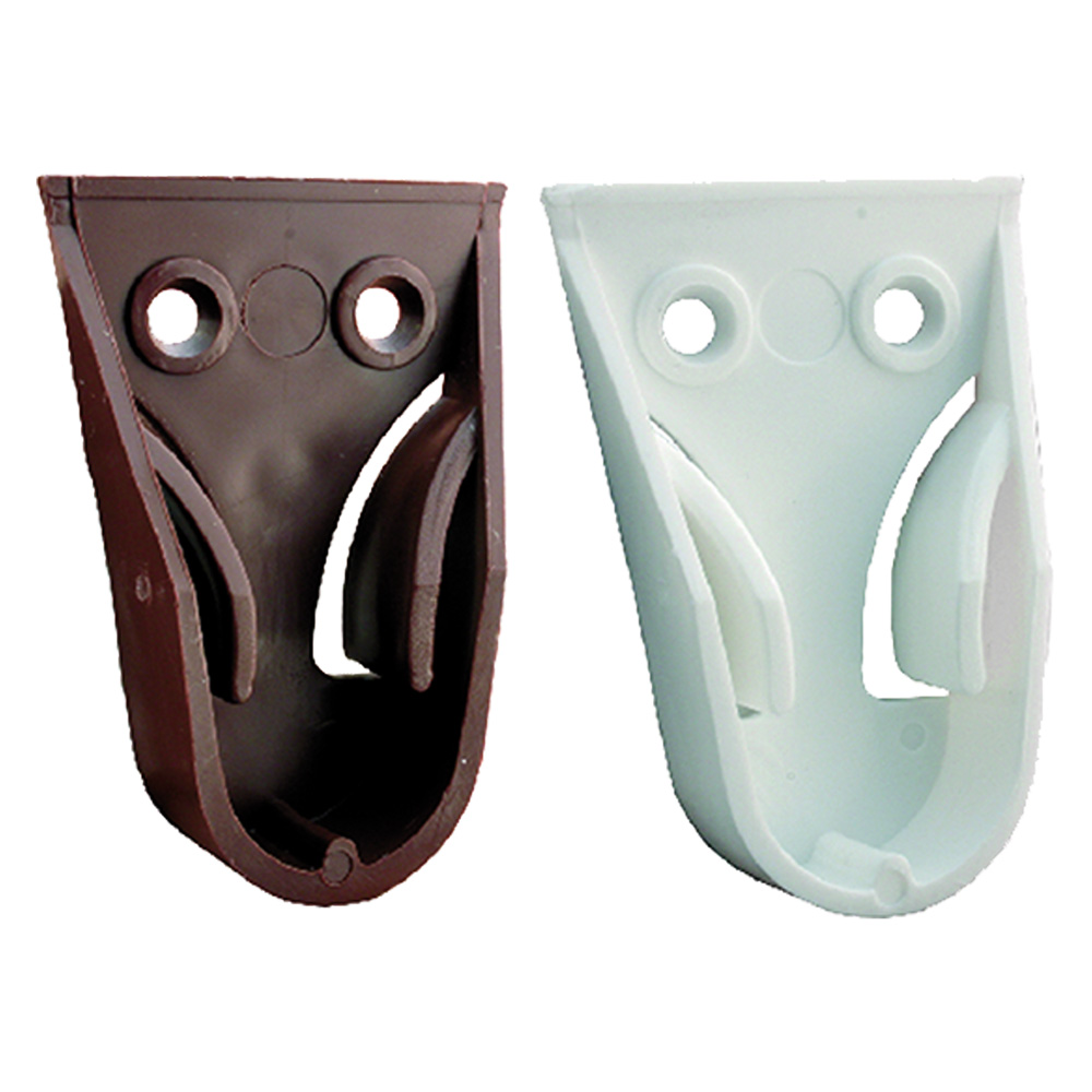 Reggitubo per tubo tondo mm 18 – bianco Senza marca