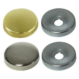 Borchia coprivite conica mm 12 ottone nichelato Senza marca