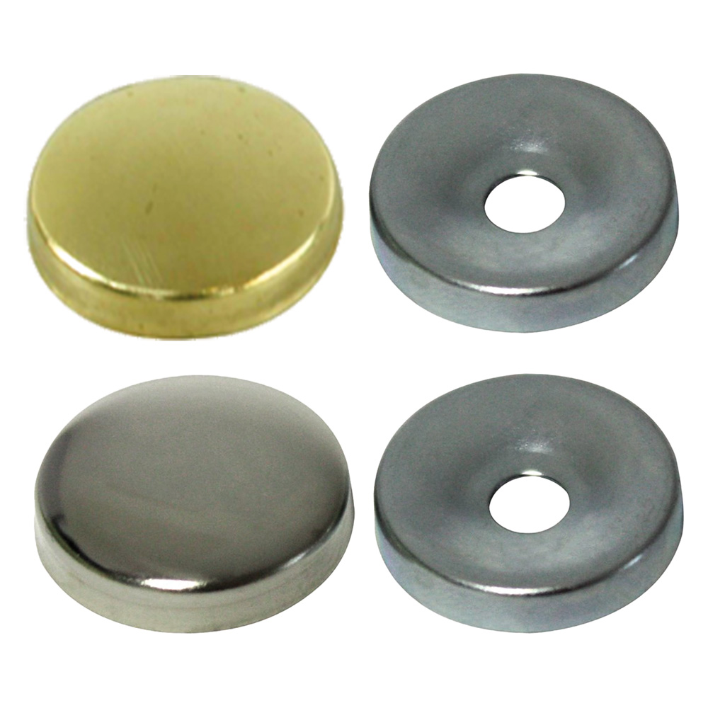 Borchia coprivite conica mm 12 ottone lucido Senza marca