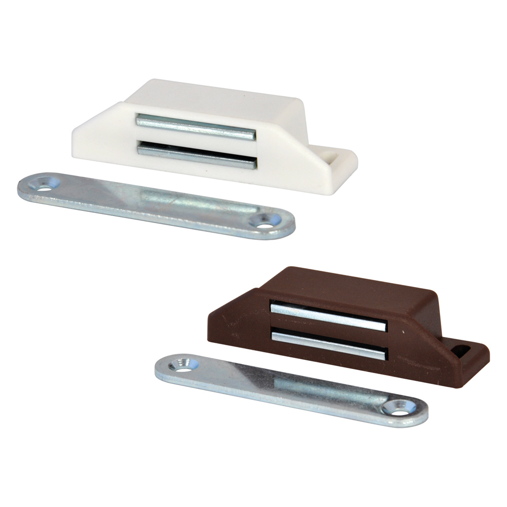 Chiusura magnetica mm 18 x  87 bianco Senza marca