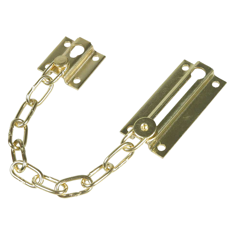 Catena di sicurezza per porta finitura ottonata Ibfm