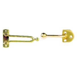 Fermaporta con gancio ottone lucido Senza marca