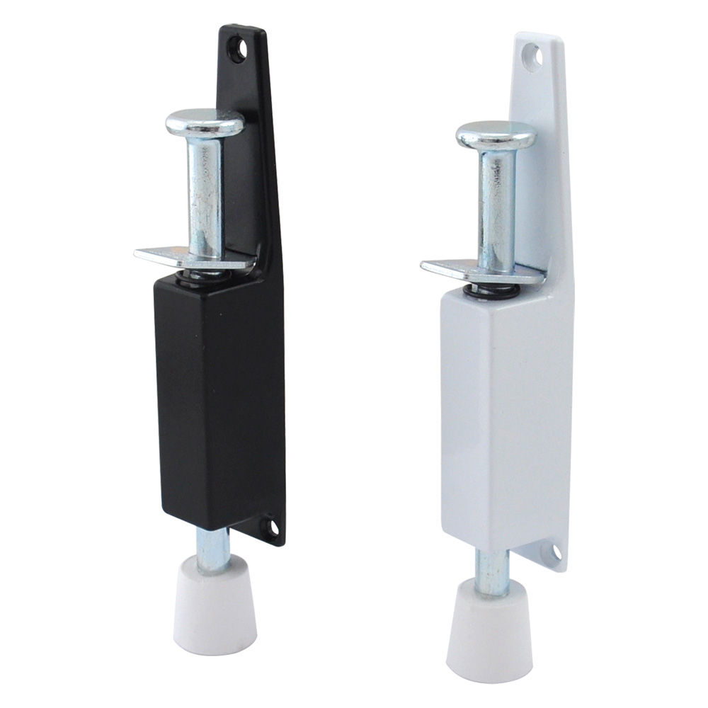 Fermaporta a pedale grande colore argento Ibfm