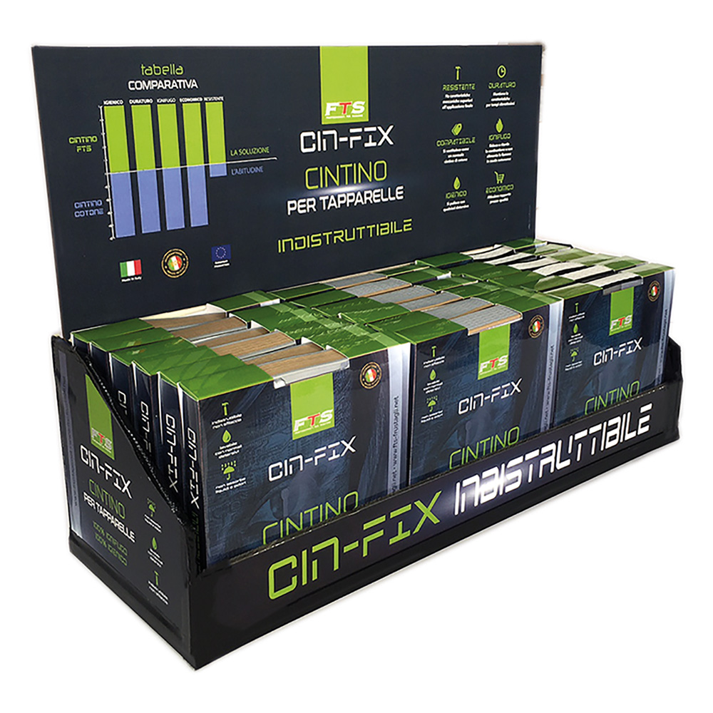 Espositore cintino pvc per tapparelle 18 pezzi Fts