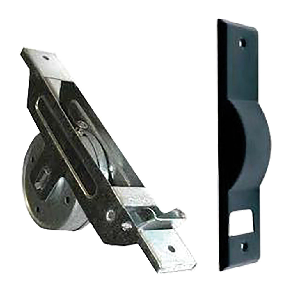 Avvolgitore automatico semincasso mt 6 interasse 165 – placca nera Senza marca