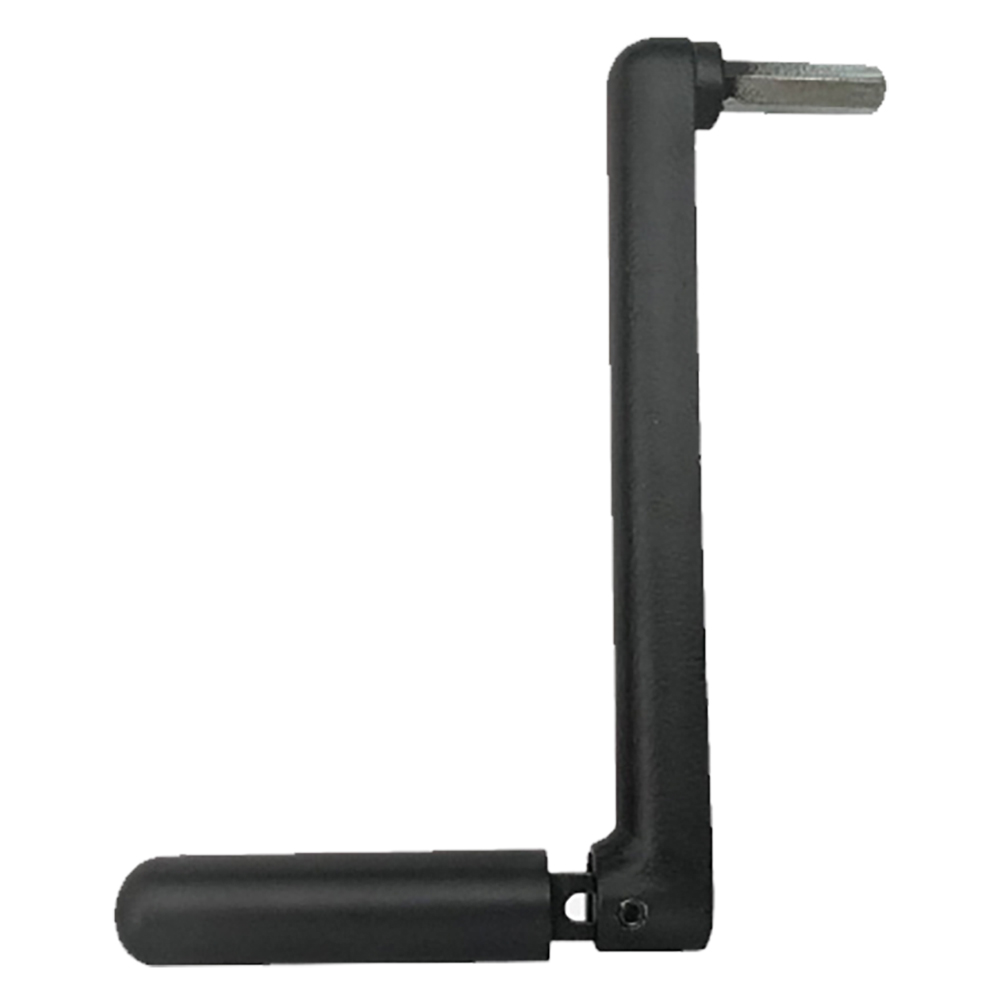 Manovella per argano a fune lunghezza esagono 30 mm – nera Senza marca