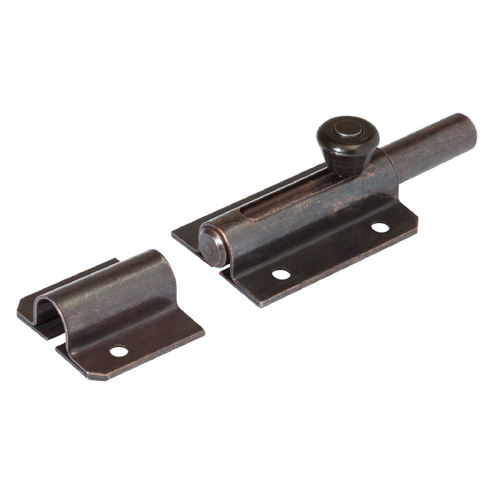 Catenaccio trasversale asta tonda art.216 mm 120 – acciaio bronzato Aldeghi luigi